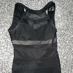 Black Mesh Dress